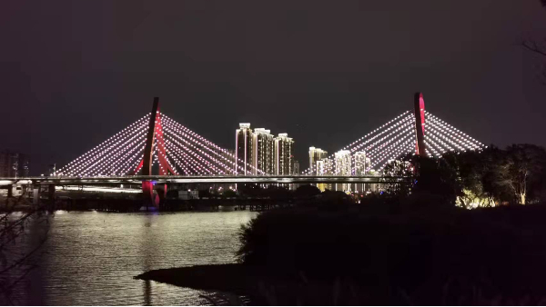 百視特橋梁抱箍燈漳州芝山大橋案例